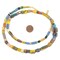 The Bead Chest Old Mixed African Trade Beads 10mm Ghana Multicolor Glass Large Hole 28 Inch Strand Handmade